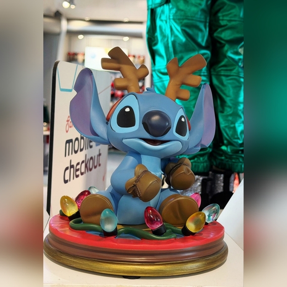 Disney Parks Merry Stitchmas: Light-Up Stitch Christmas Figure